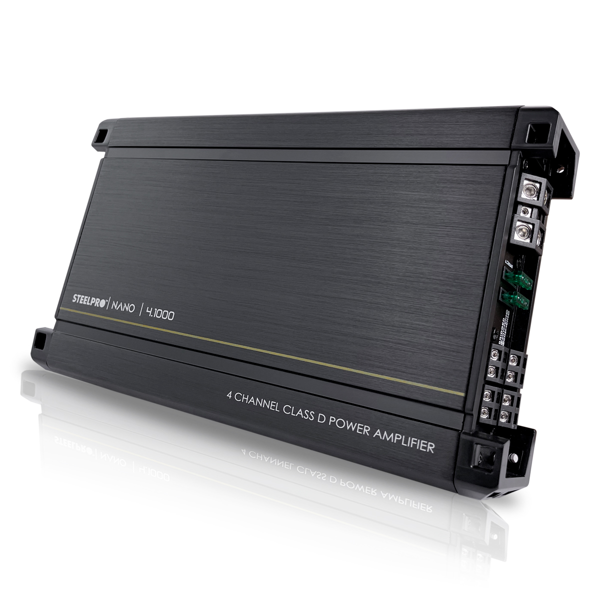 Amplificador 4 Canales Tecnologia Nano-4.1000 Watts By Steelpro.